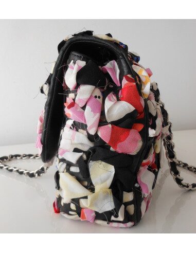 SAC CHANEL TIMELESS CUIR ET SOIE 