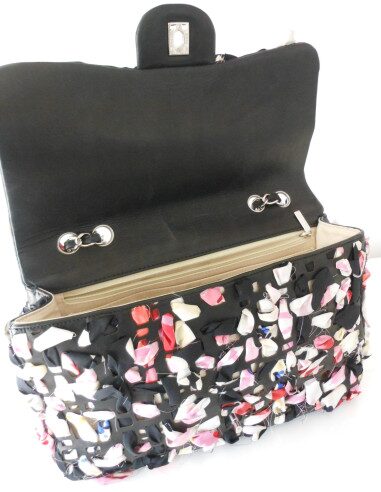 SAC CHANEL TIMELESS CUIR ET SOIE 