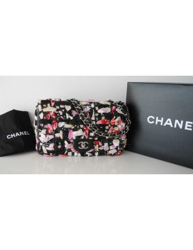 SAC CHANEL TIMELESS CUIR ET SOIE 