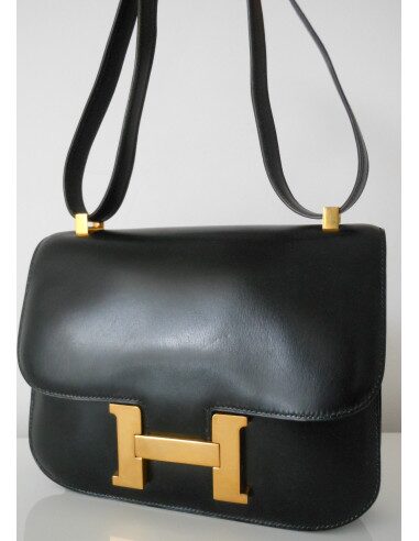 SAC HERMES CONSTANCE NOIR