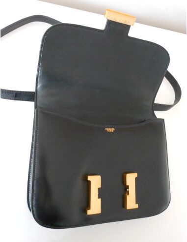 SAC HERMES CONSTANCE NOIR