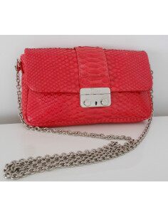 POCHETTE DIOR NEW LOCK PYTHON ROUGE 2