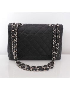 SAC CHANEL TIMELESS GRAND MODELE NOIR CAVIAR