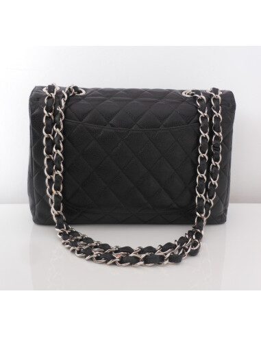 SAC CHANEL TIMELESS GRAND MODELE NOIR CAVIAR