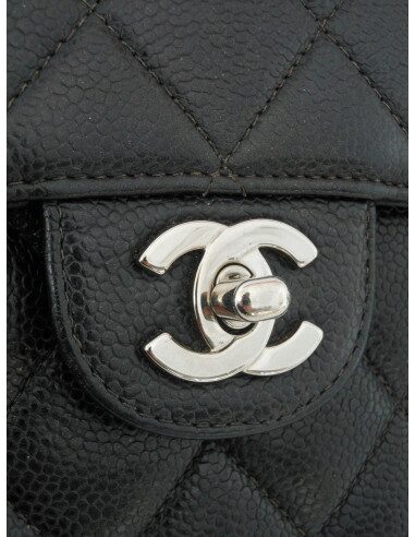 SAC CHANEL TIMELESS GRAND MODELE NOIR CAVIAR