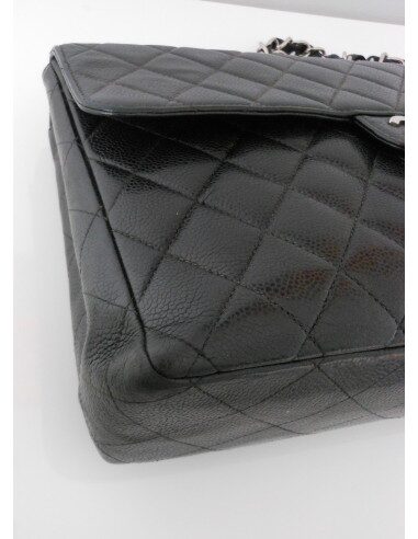 SAC CHANEL TIMELESS GRAND MODELE NOIR CAVIAR
