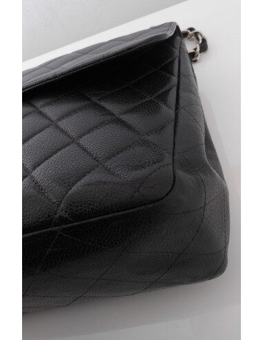 SAC CHANEL TIMELESS GRAND MODELE NOIR CAVIAR