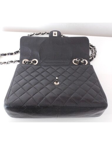 SAC CHANEL TIMELESS GRAND MODELE NOIR CAVIAR
