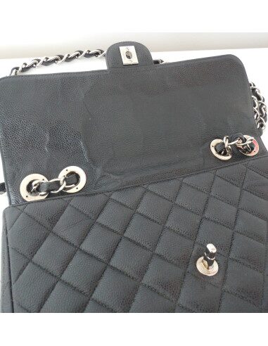 SAC CHANEL TIMELESS GRAND MODELE NOIR CAVIAR
