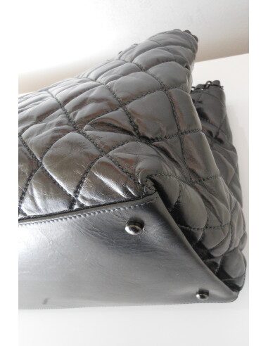 SAC CHANEL SHOPPING GRIS 