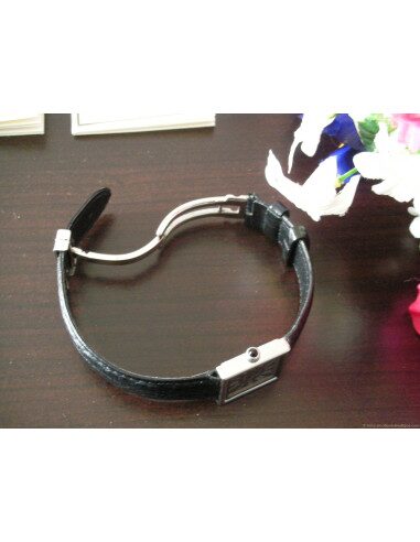 MONTRE CHANEL MADEMOISELLE BRACELET CUIR NOIR