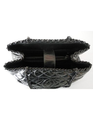 SAC CHANEL SHOPPING GRIS 