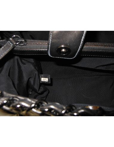 SAC CHANEL SHOPPING GRIS 