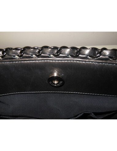SAC CHANEL SHOPPING GRIS 