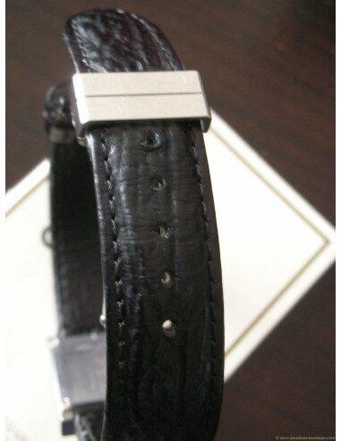 MONTRE CHANEL MADEMOISELLE BRACELET CUIR NOIR