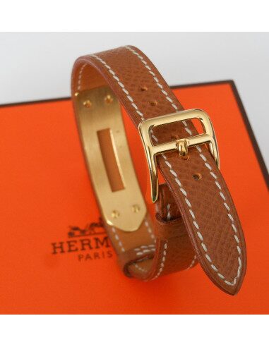 MONTRE HERMES KELLY PLAQUE OR 