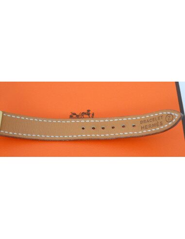 MONTRE HERMES KELLY PLAQUE OR 