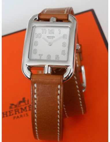 MONTRE HERMES CAPE COD DOUBLE TOUR DAME 