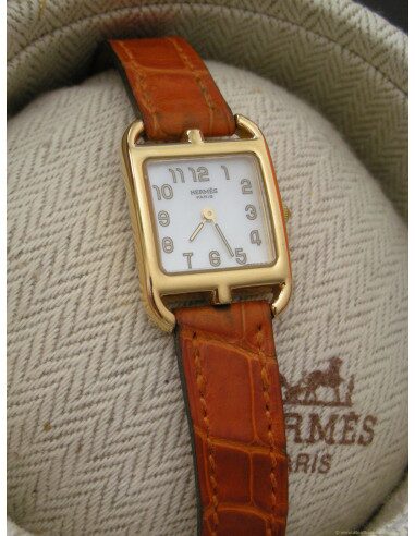 MONTRE MINI CAPE COD OR JAUNE BRACELET ORANGE