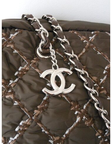 SAC CHANEL CAMERA MARRON