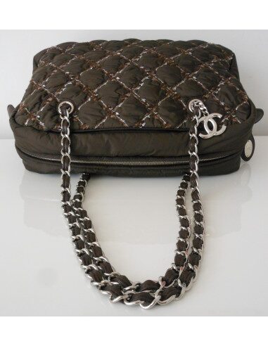 SAC CHANEL CAMERA MARRON