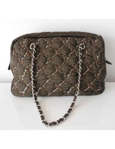 SAC CHANEL CAMERA MARRON