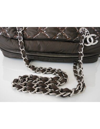 SAC CHANEL CAMERA MARRON