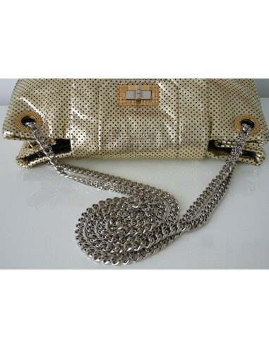 SAC CHANEL 2.55 GRAND MODELE DORE
