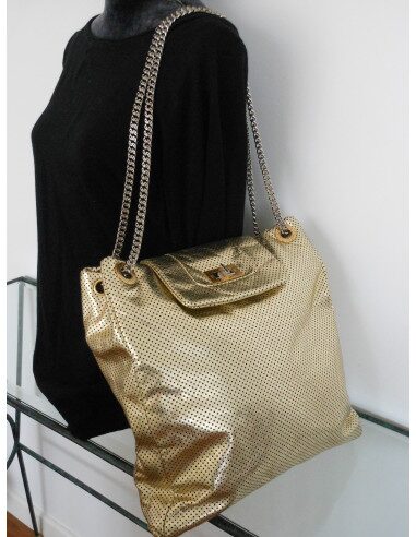 SAC CHANEL 2.55 GRAND MODELE DORE