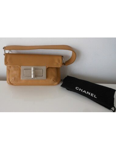 MINI SAC CHANEL 2.55 BEIGE