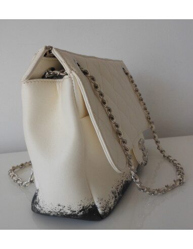 SAC CHANEL TIE AND DYE BLANC GM