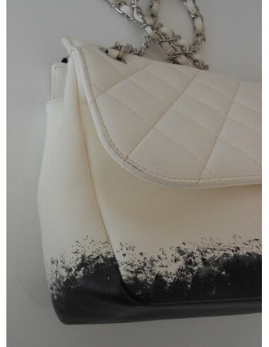 SAC CHANEL TIE AND DYE BLANC GM