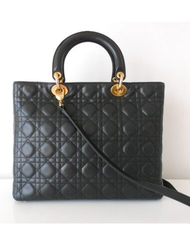 SAC LADY DIOR GM NOIR
