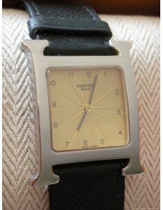 MONTRE HERMES H-OUR BRACELET NOIR MM 2