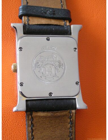 MONTRE HERMES H-OUR BRACELET NOIR MM