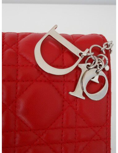 POCHETTE LADY DIOR ROUGE