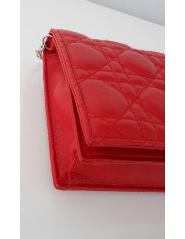 POCHETTE LADY DIOR ROUGE