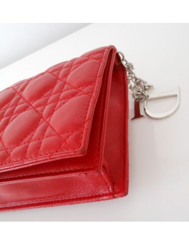 POCHETTE LADY DIOR ROUGE