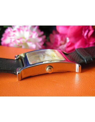 MONTRE HERMES H-OUR BRACELET NOIR MM