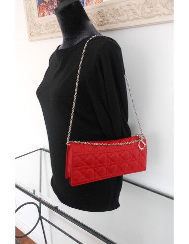 POCHETTE LADY DIOR ROUGE