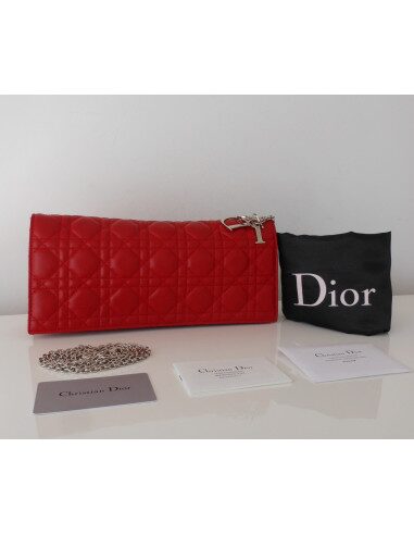 POCHETTE LADY DIOR ROUGE