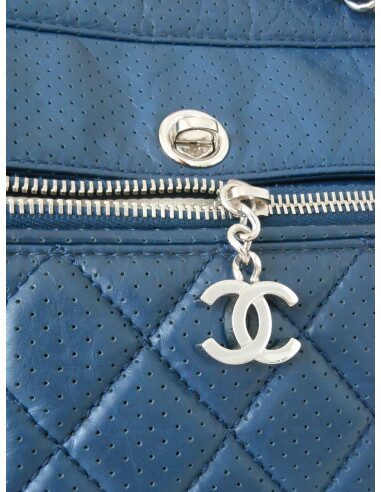 SAC CHANEL CAMERA BLEU 