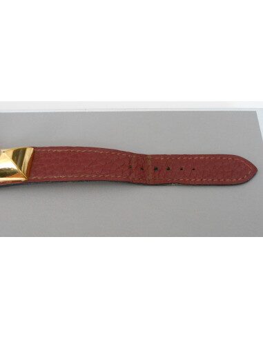 MONTRE HERMES MEDOR PLAQUE OR