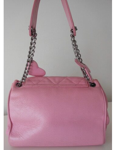 SAC CHANEL CUIR ROSE