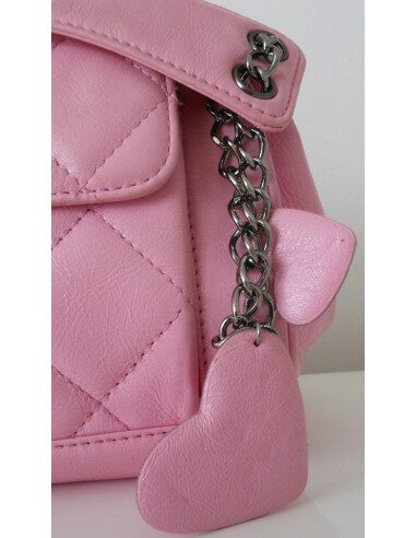 SAC CHANEL CUIR ROSE