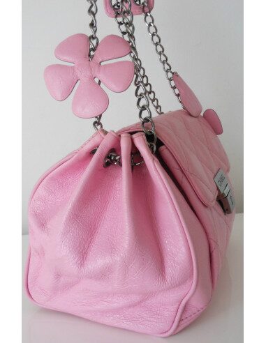 SAC CHANEL CUIR ROSE