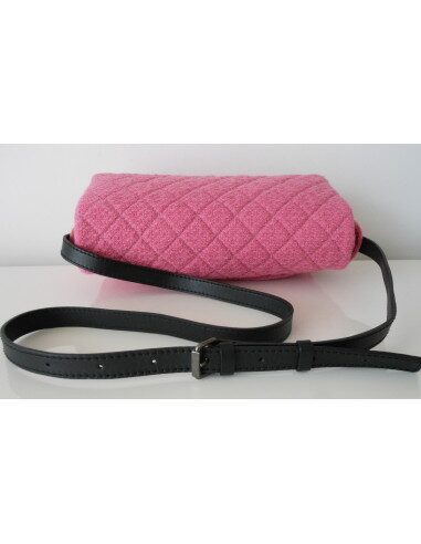 SAC CHANEL 2.55 TWEED ROSE GM 