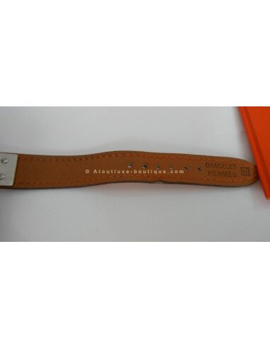 MONTRE HERMES KELLY ACIER BRACELET AUTRUCHE