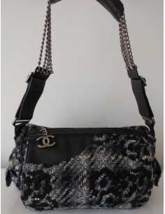 SAC CHANEL TWEED CAMELIA 2