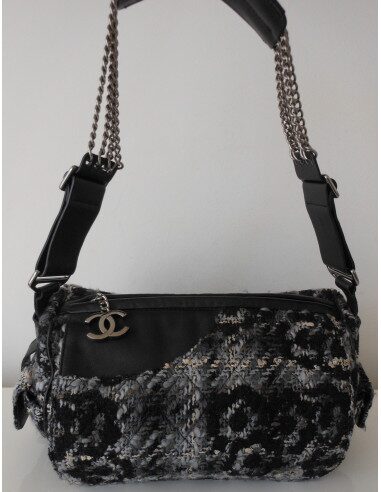 SAC CHANEL TWEED CAMELIA